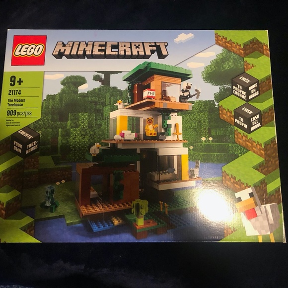 LEGO Minecraft The Modern Treehouse 21174 Giant Treehouse Building Kit Playset - Picture 5 of 5